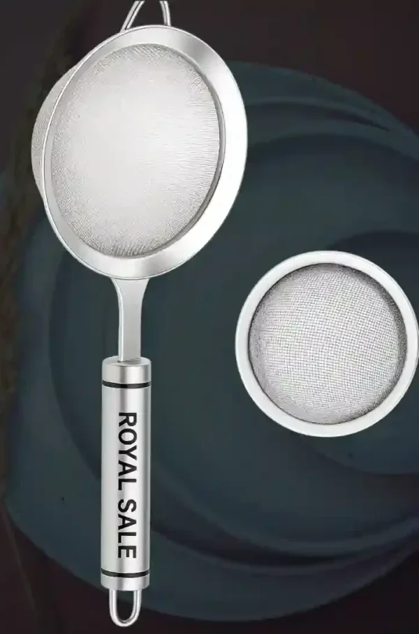 Modular 3-in-1 Stainless Steel Strainer Set with interchangeable mesh cups colander